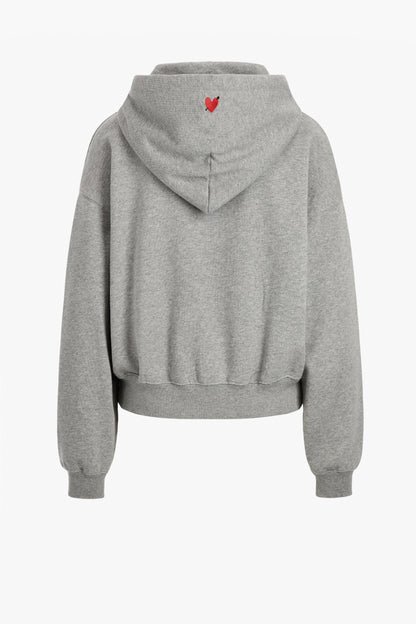 Hoodie Crystal in Melange Grey Anita Hass