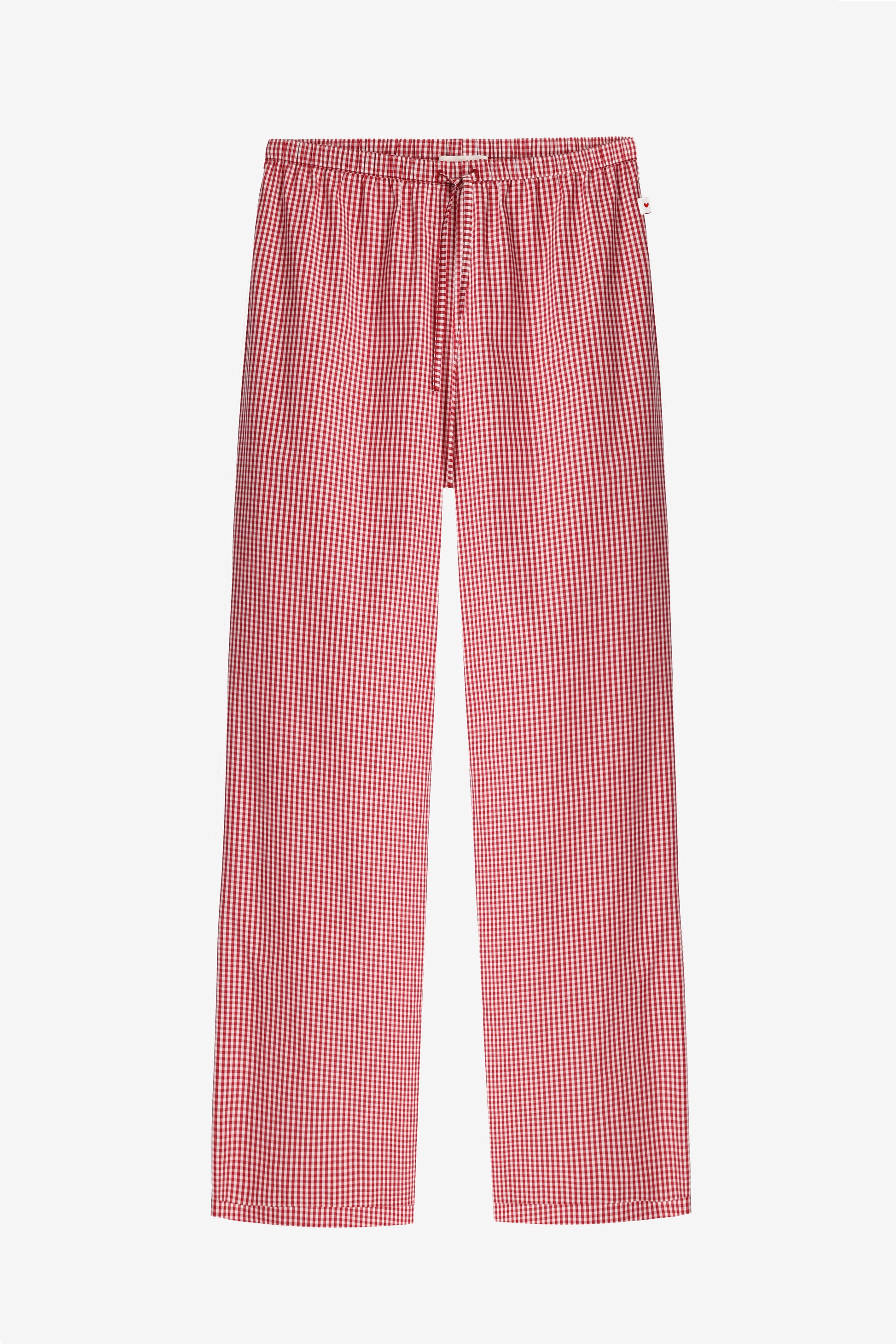 "Countryside" Pants in Red Vichy by Anita Hass - Anita Hass