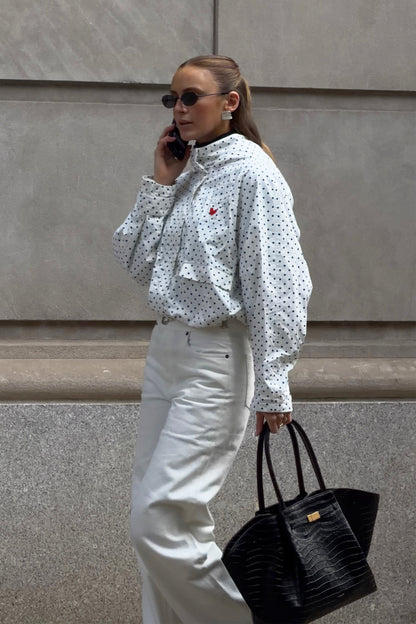 Jacket Horizon in White Dot