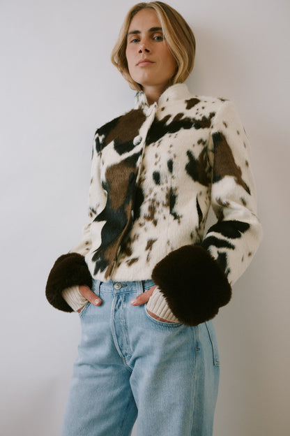 Jacke Quincy in Cow Anita Hass