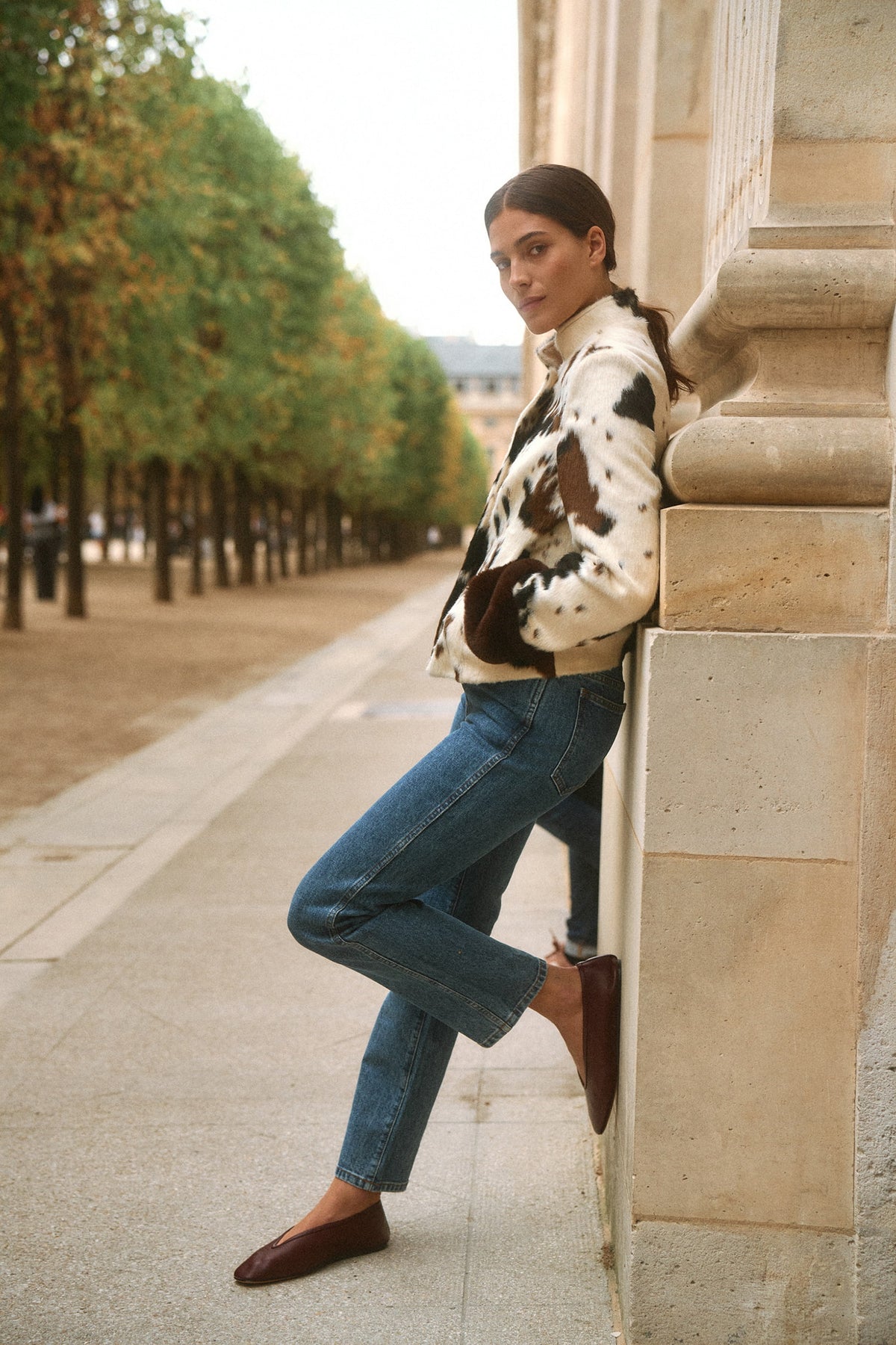 Jacke Quincy in Cow Anita Hass