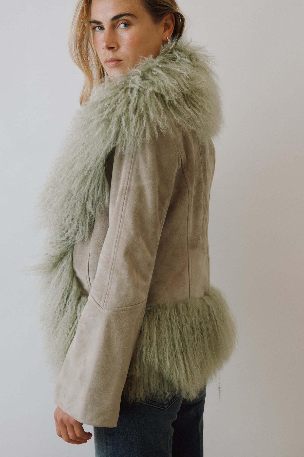 Jacke Sonora in Grau/Grün Anita Hass