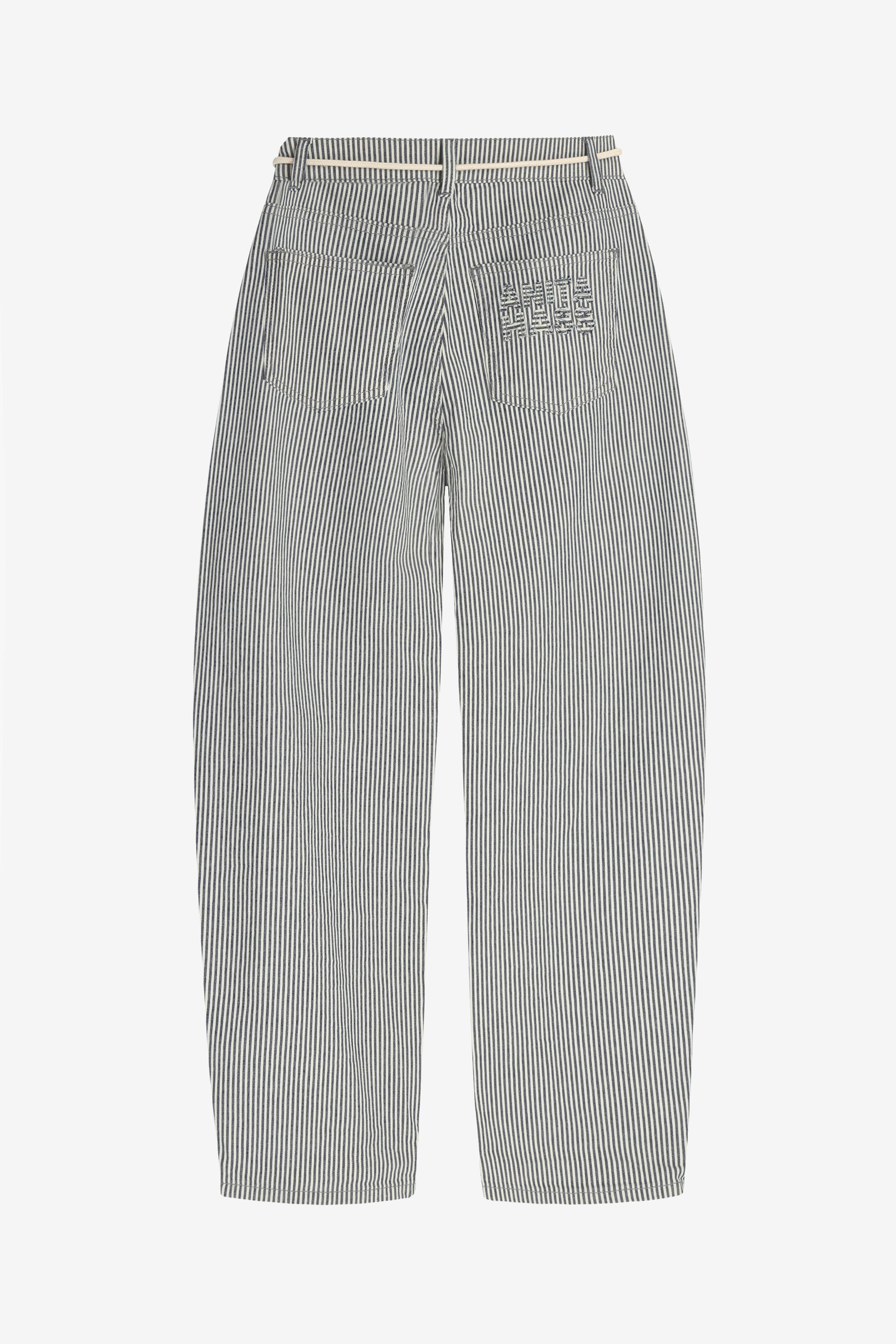 The Barrel Jeans in Blue/White by Anita Hass - Anita Hass