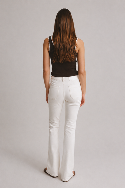 Jeans The Bootcut in Cream