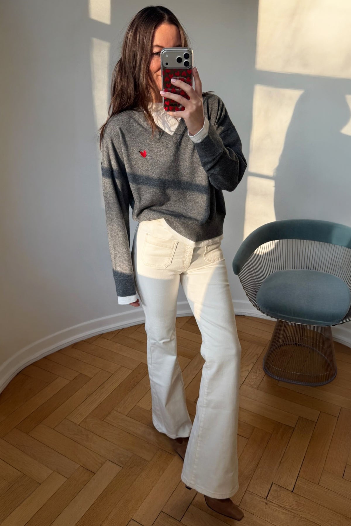 Jeans The Bootcut in Ecru Anita Hass