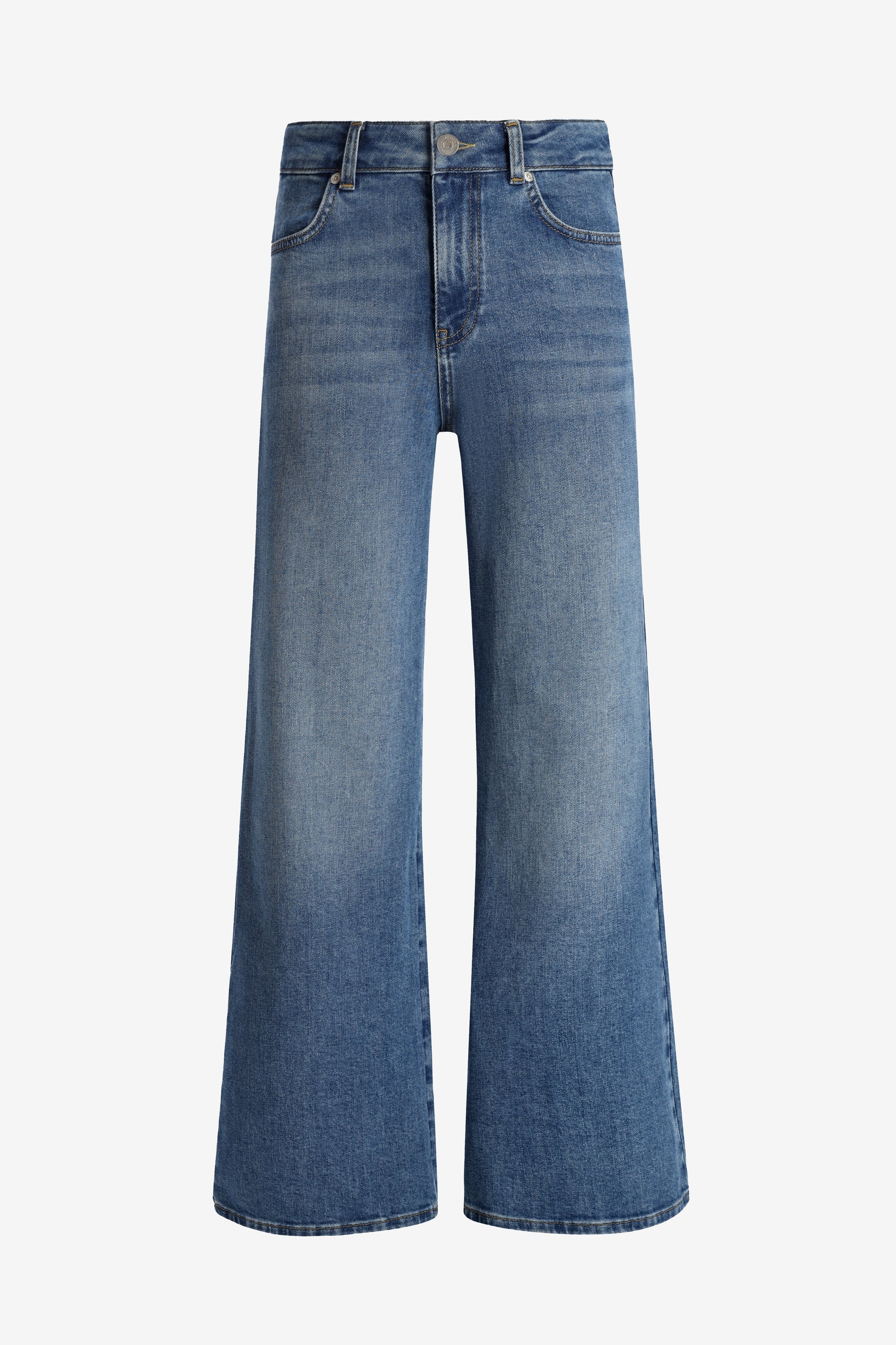 The Wide Leg Jeans in Mid Blue by Anita Hass - Anita Hass