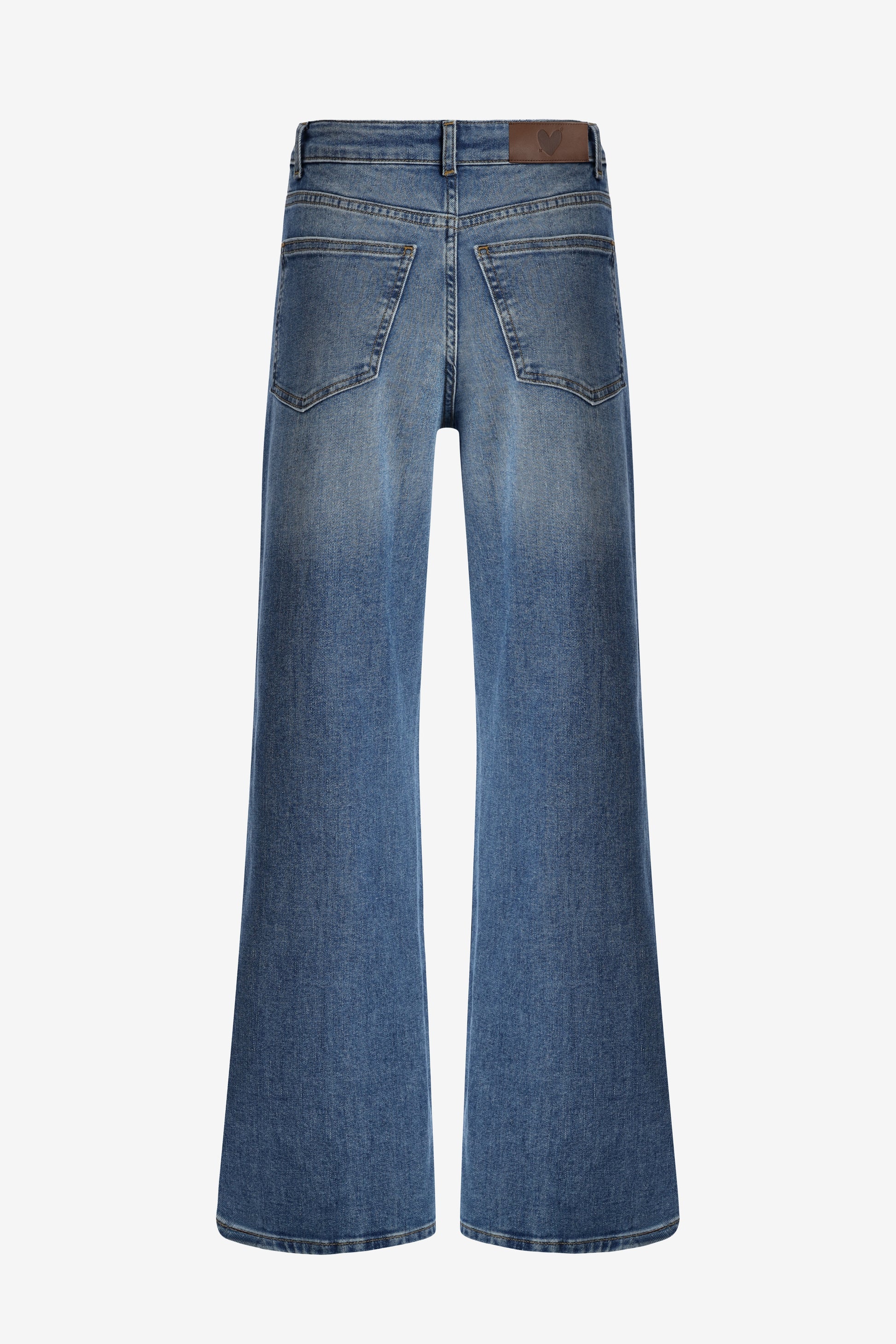 The Wide Leg Jeans in Mid Blue by Anita Hass - Anita Hass