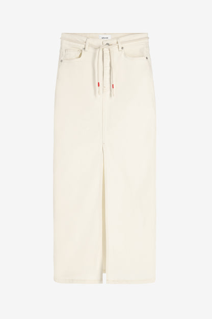 "The Maxi" Denim Skirt in Ecru by Anita Hass - Anita Hass