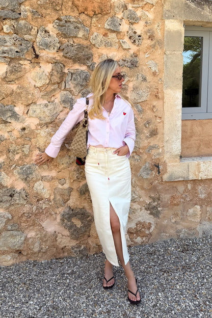 Jeansrock The Maxi in Ecru Anita Hass
