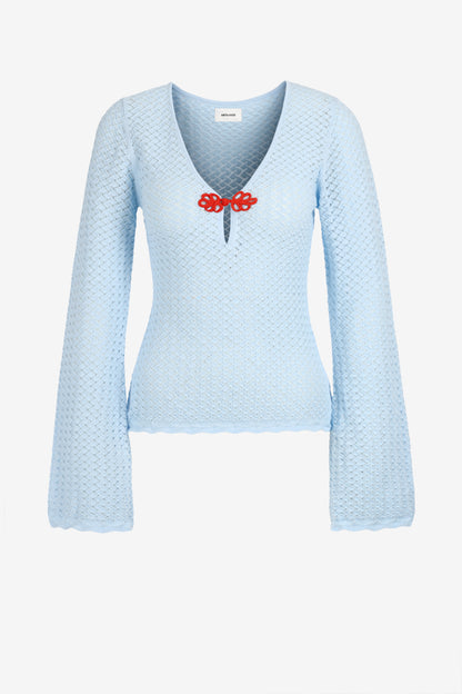 Longsleeve Beach Flirt in Hellblau Anita Hass