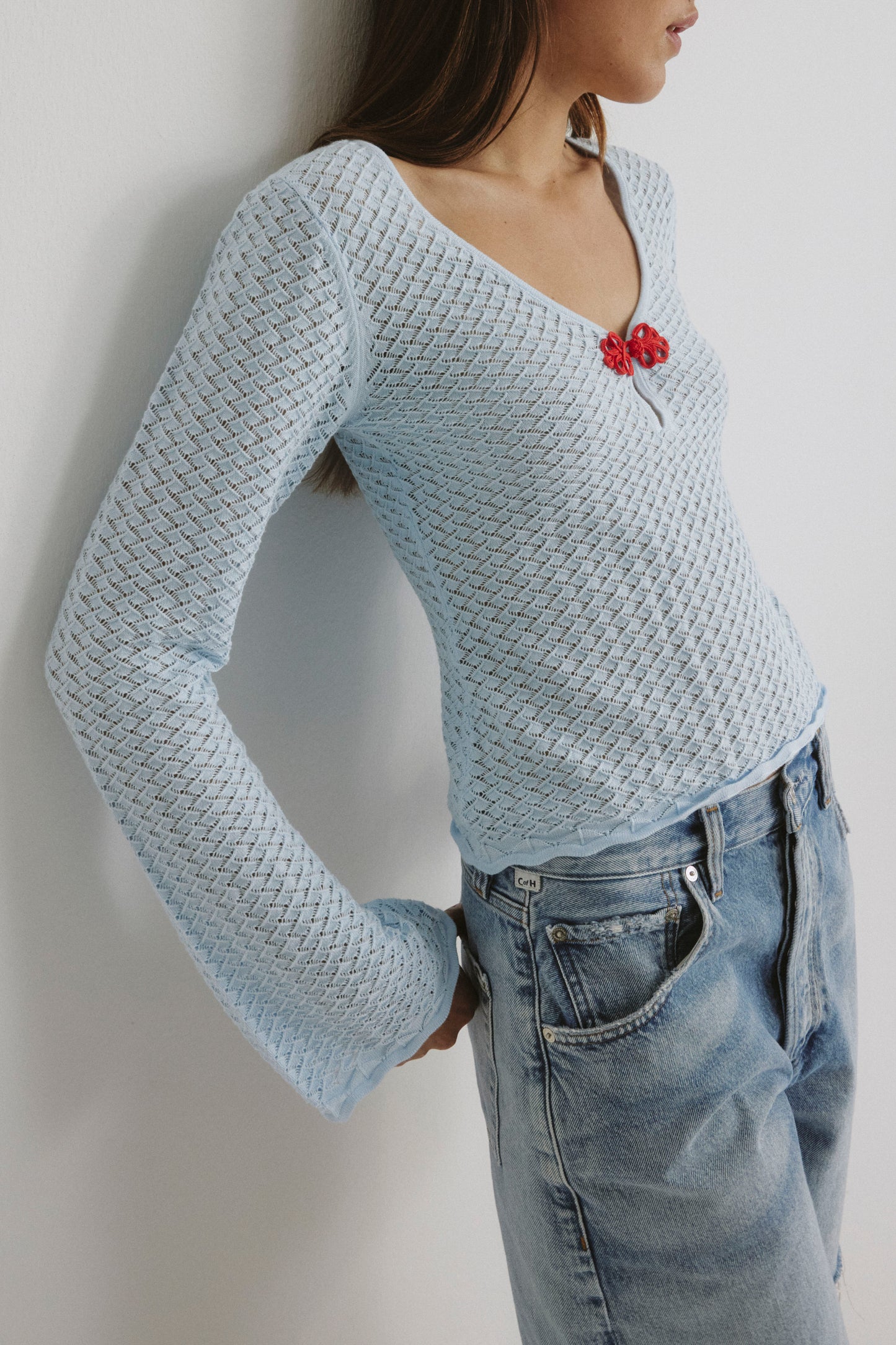 Longsleeve Beach Flirt in Hellblau Anita Hass