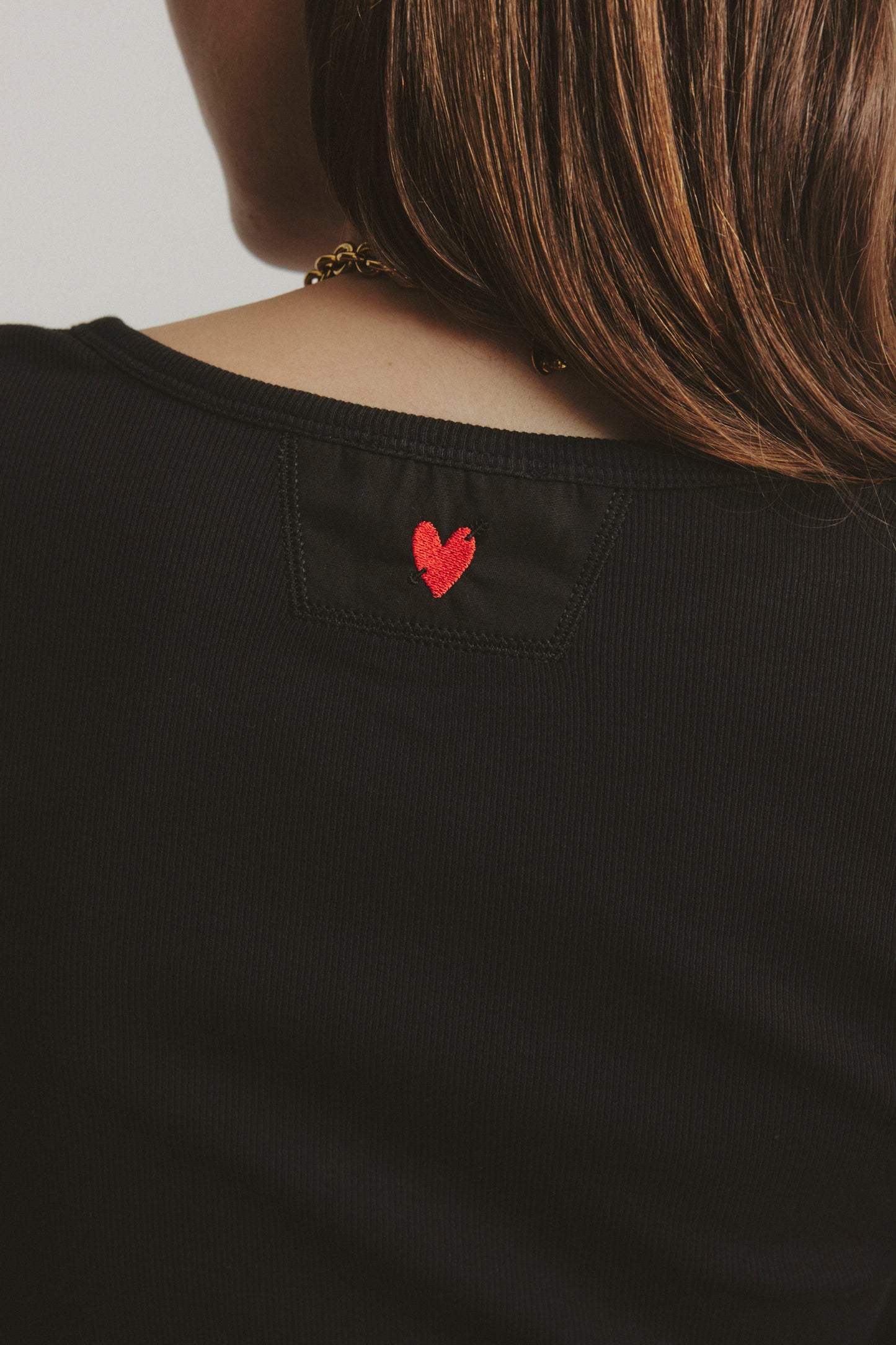 Gale Long-Sleeve Shirt in Black by Anita Hass - Anita Hass