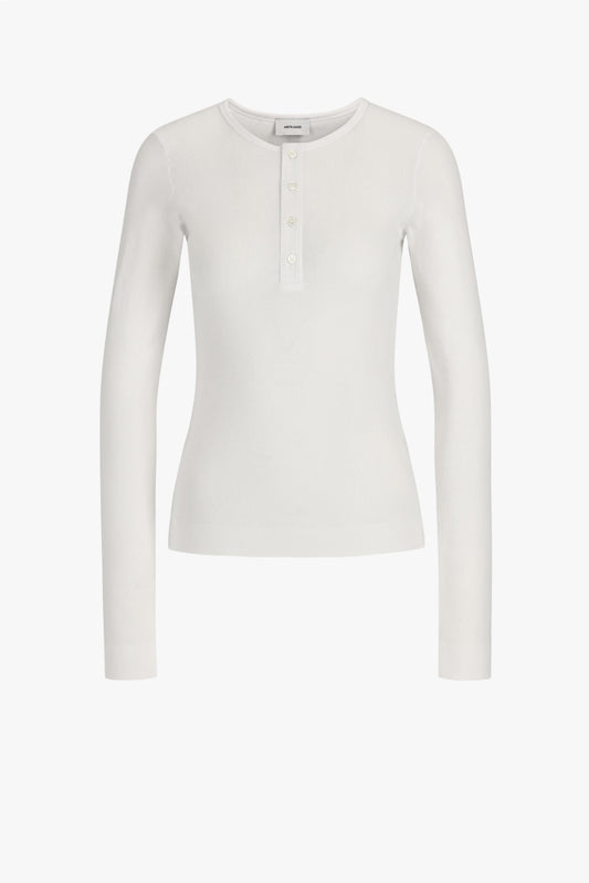 Gale Long-Sleeve Shirt in White by Anita Hass - Anita Hass