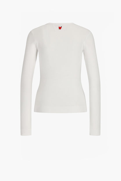 Gale Long-Sleeve Shirt in White by Anita Hass - Anita Hass
