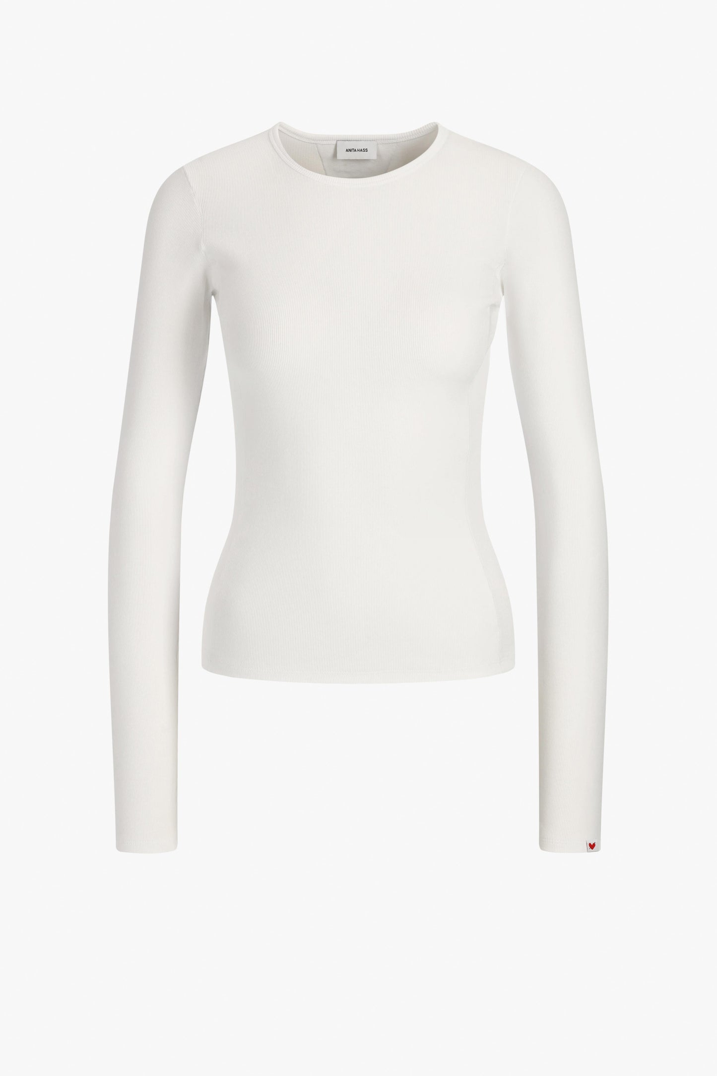 "Splash" Long-Sleeve Shirt in White by Anita Hass - Anita Hass