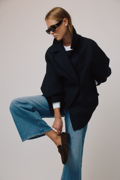 Mantel Stevie in Navy Anita Hass