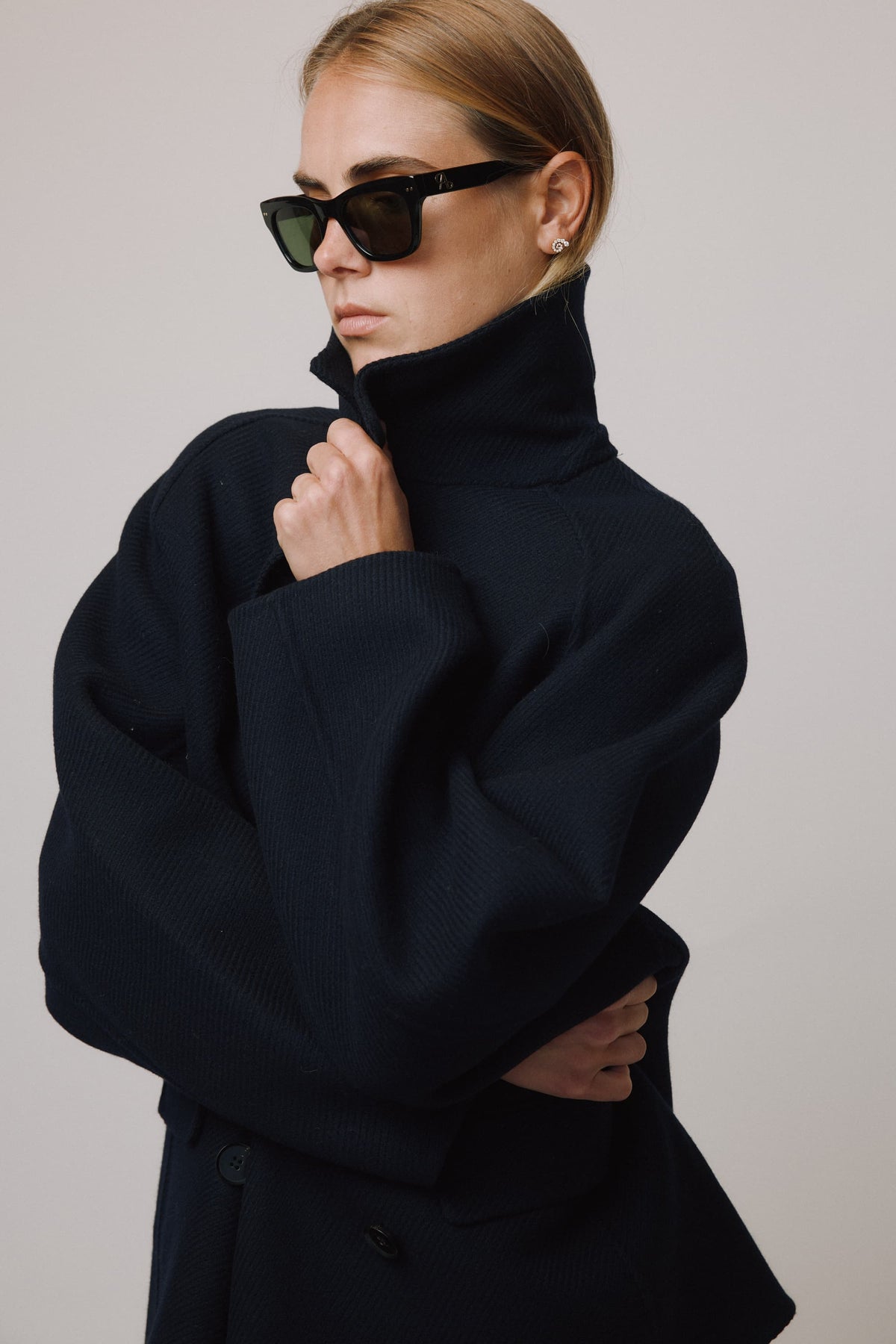 Mantel Stevie in Navy Anita Hass