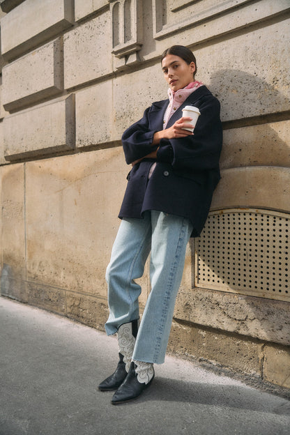 Mantel Stevie in Navy Anita Hass