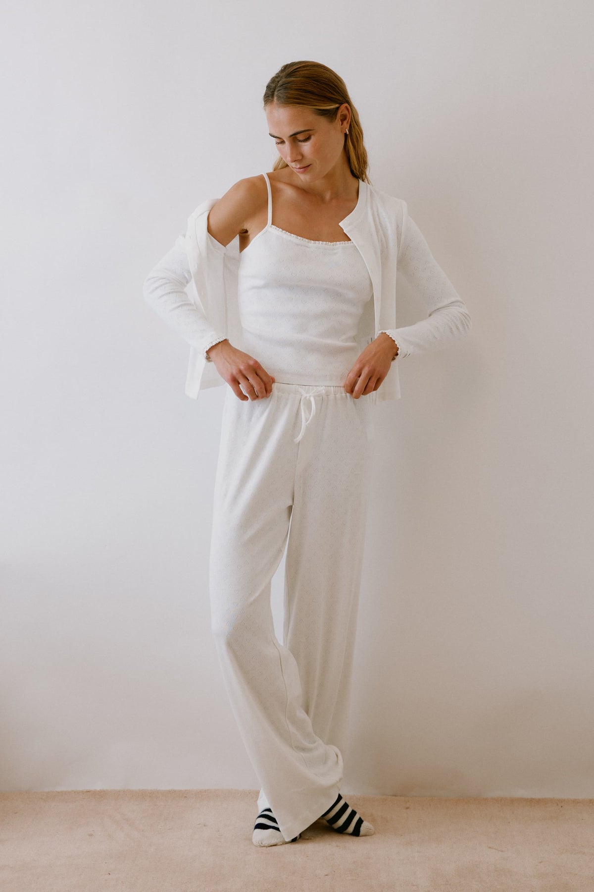 Pointelle Set in Weiß Anita Hass