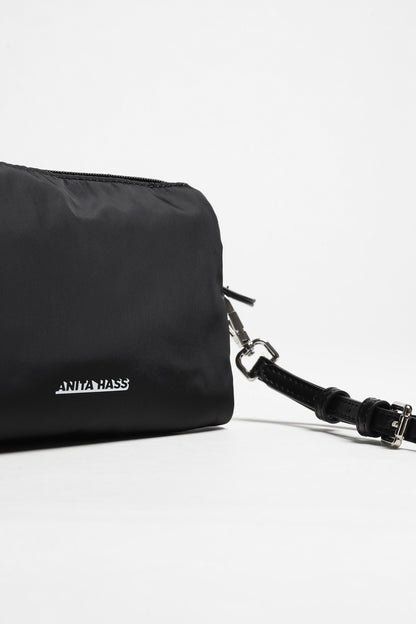 Bolsa «Heart» de nailon negro - Anita Hass - Anita Hass