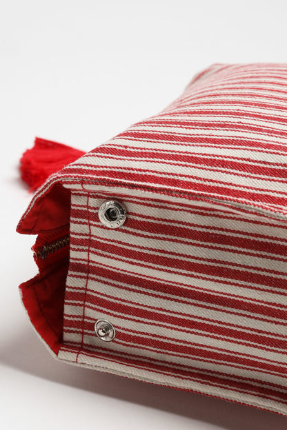 Pouch Treasure in Red/White by Anita Hass - Anita Hass