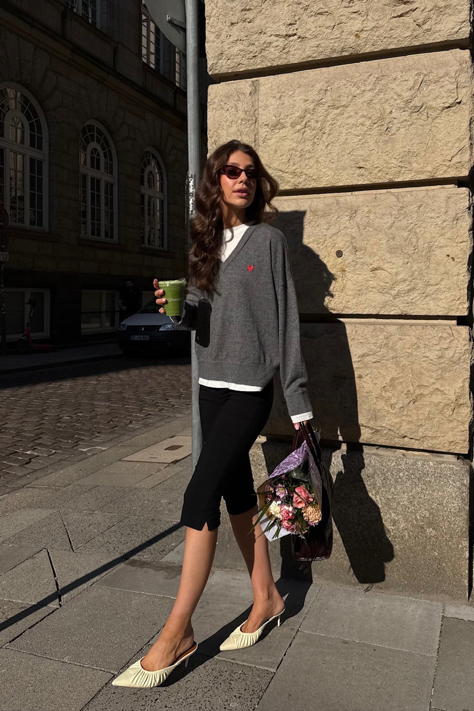 Groove Sweater in Gray by Anita Hass - Anita Hass