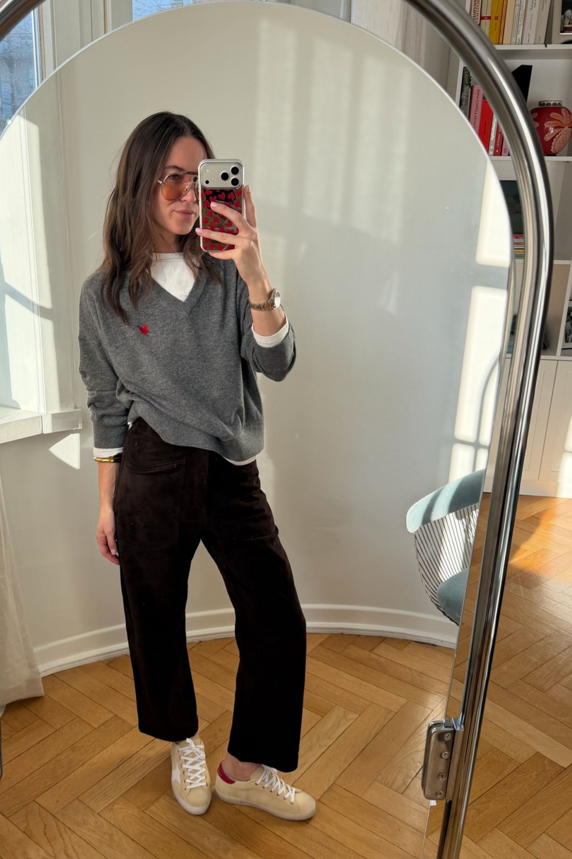 Groove Sweater in Gray by Anita Hass - Anita Hass