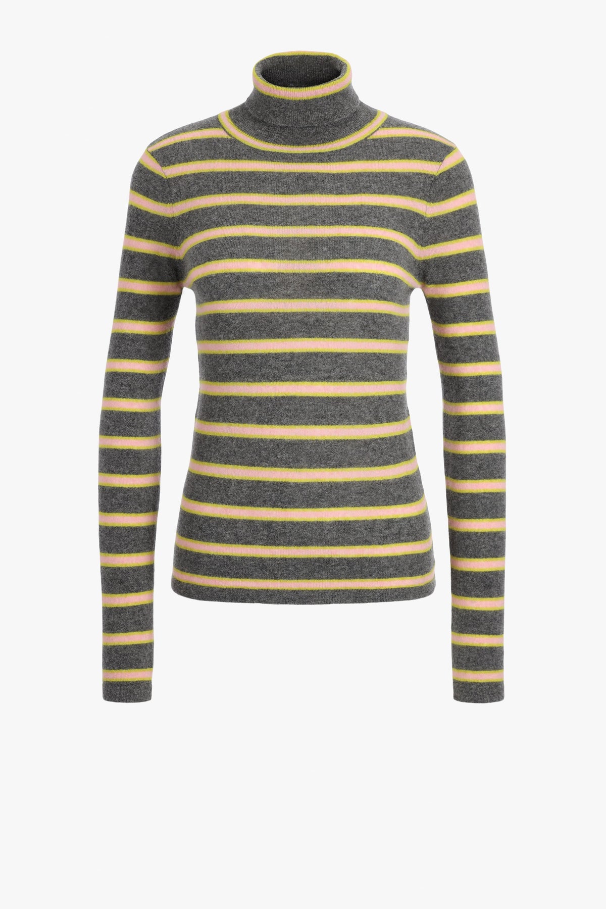 Sweater Indigo in Grey Striped