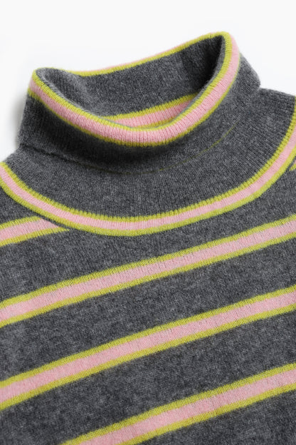 Pullover Indigo in Grau Striped Anita Hass