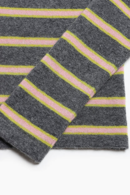 Pullover Indigo in Grau Striped Anita Hass