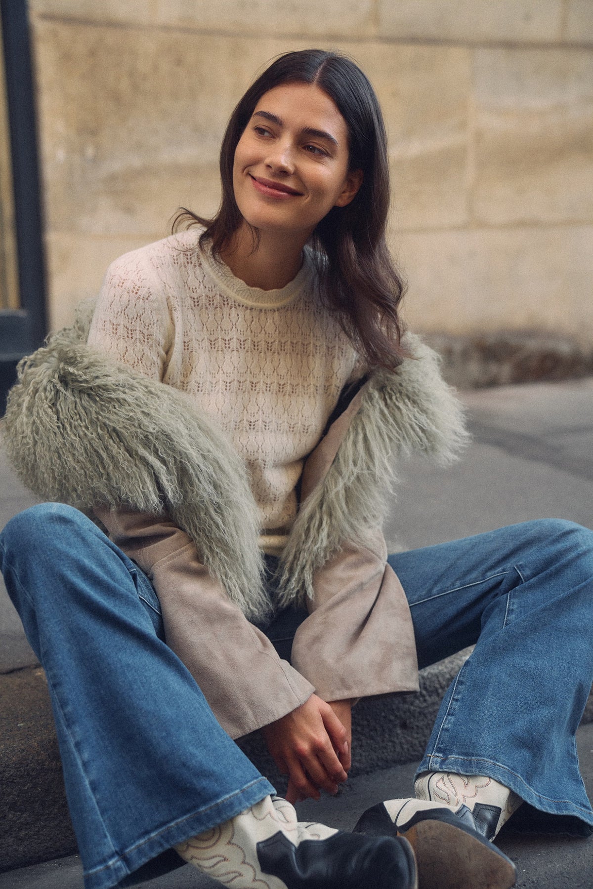 Pullover Meadow in Cream Anita Hass