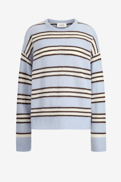 "The Softest" Sweater in Blue/Brown by Anita Hass - Anita Hass