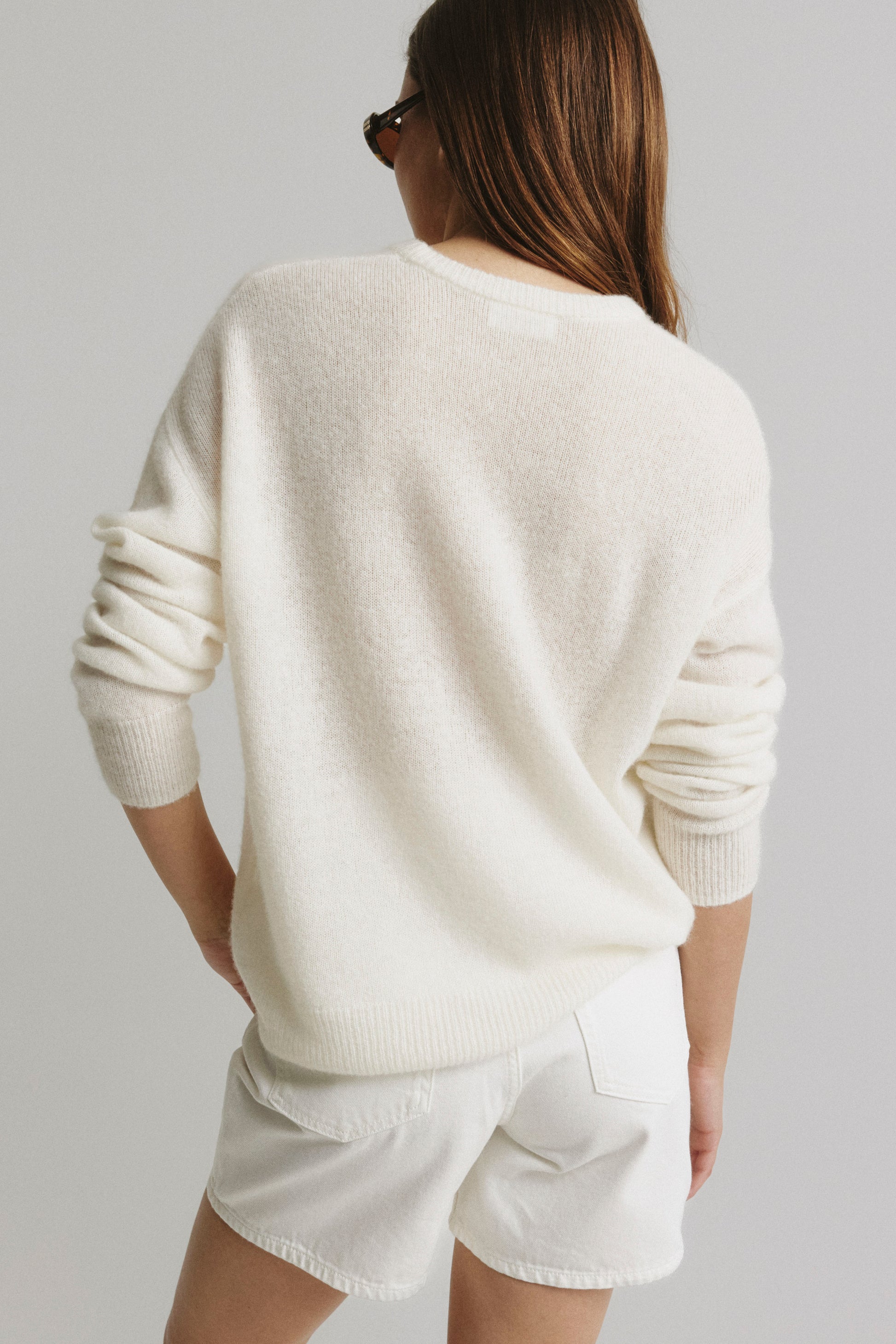 "The Softest" Sweater in Ivory by Anita Hass - Anita Hass
