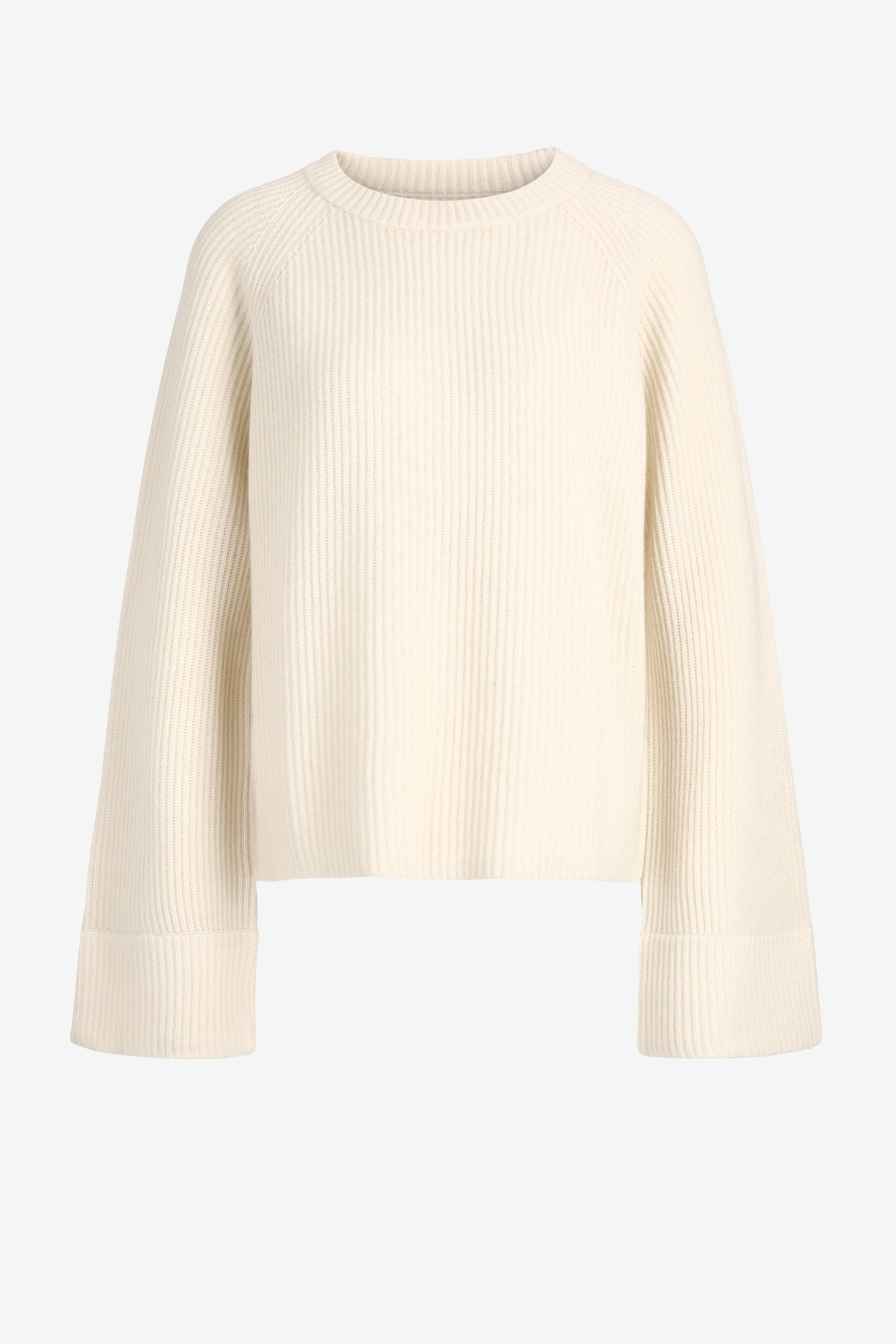 Two-Tone Sweater in Beige/Ivory by Anita Hass - Anita Hass