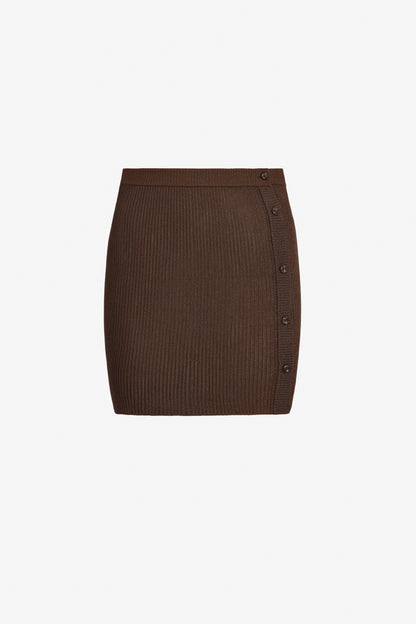 "Sunset Glow" Skirt in Brown Lurex by Anita Hass - Anita Hass