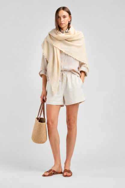 Pippa Scarf in Butter by Anita Hass - Anita Hass