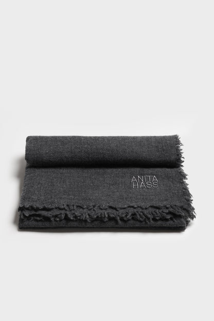 Pippa Scarf in Gray by Anita Hass - Anita Hass
