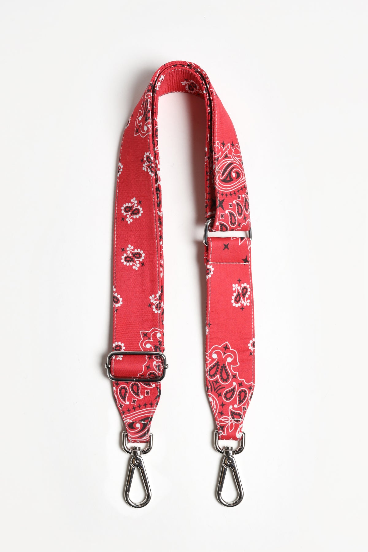 Red Paisley Shoulder Strap by Anita Hass - Anita Hass