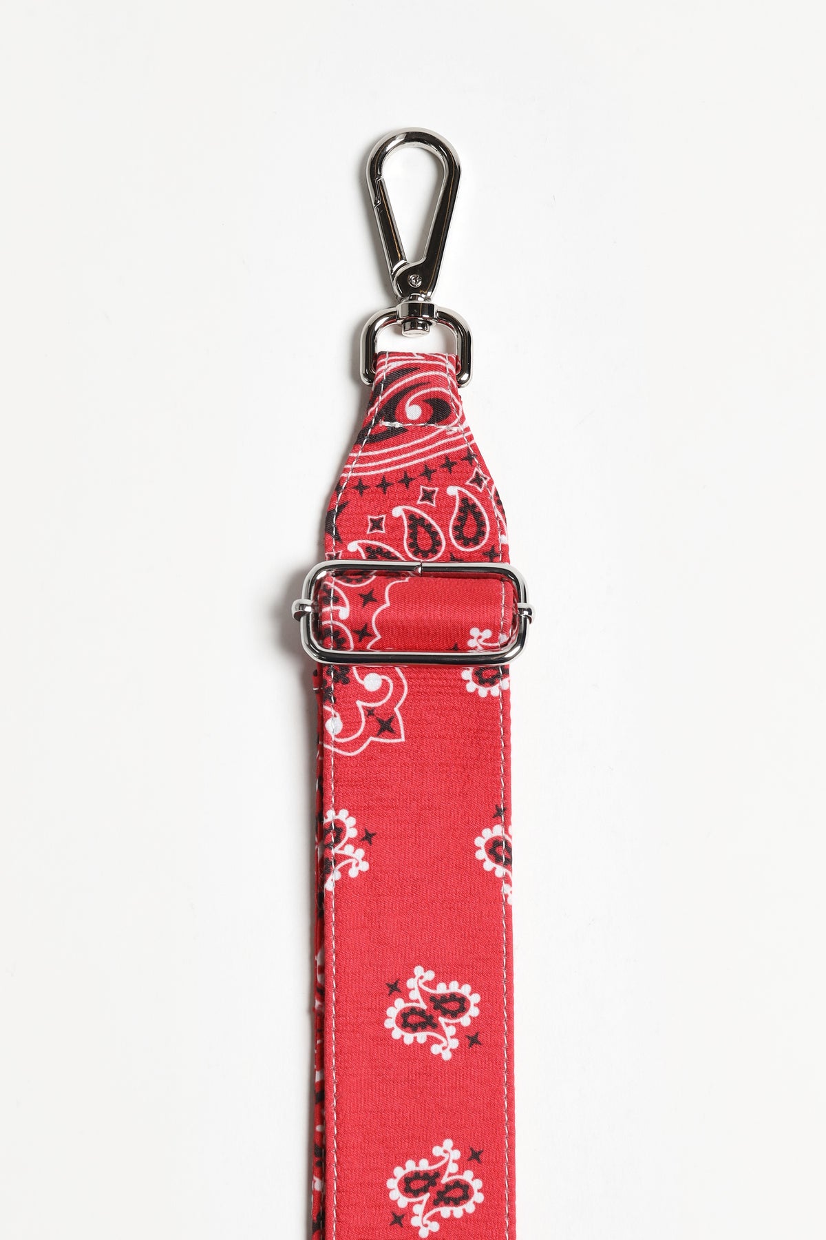 Red Paisley Shoulder Strap by Anita Hass - Anita Hass
