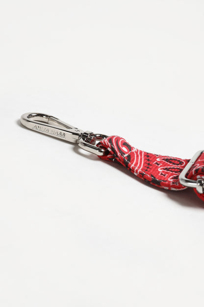 Red Paisley Shoulder Strap by Anita Hass - Anita Hass