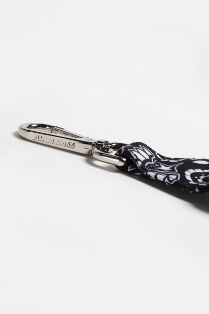 Black Paisley Shoulder Strap by Anita Hass - Anita Hass