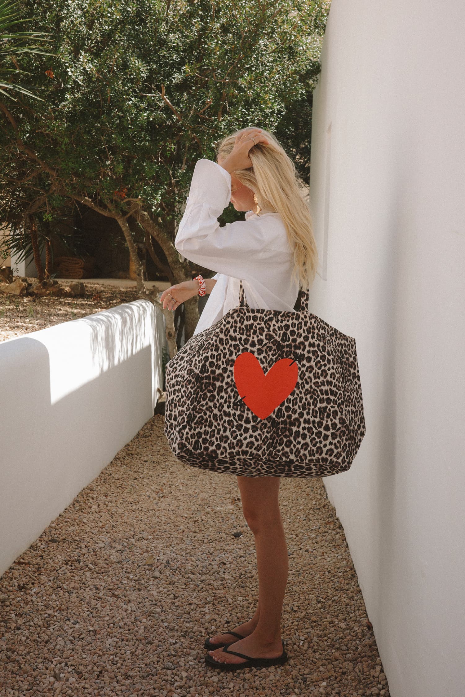 Tote Bag 'Heart' Large in Leo – anitahass.com
