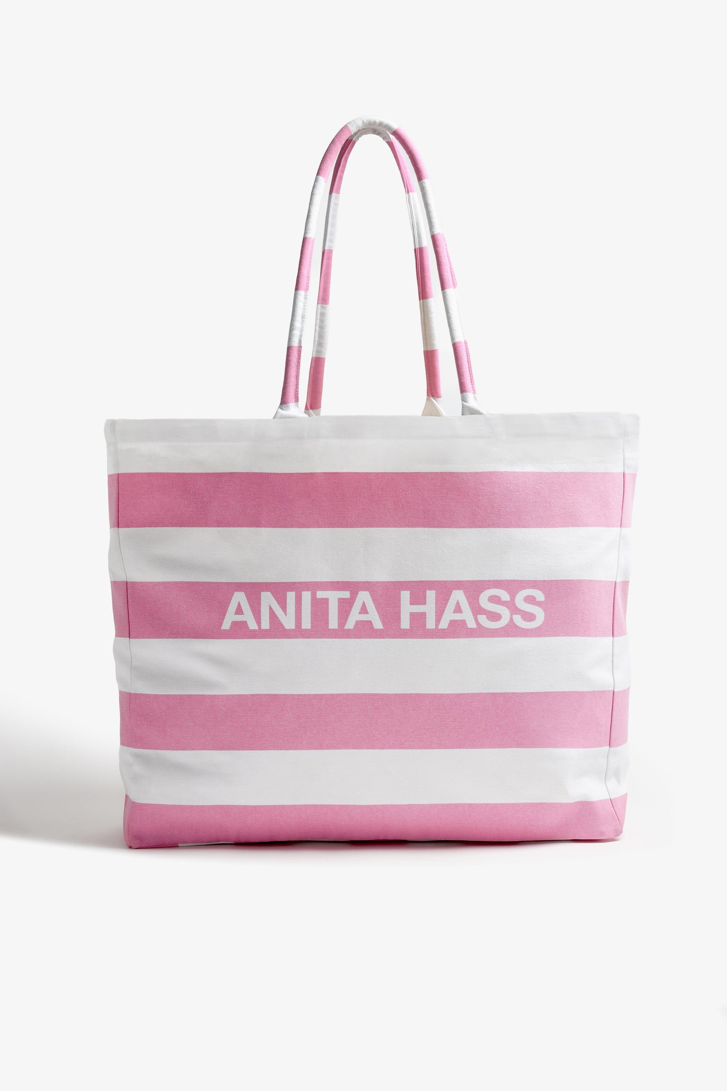 "Heart" Large Tote in Candy/White by Anita Hass - Anita Hass