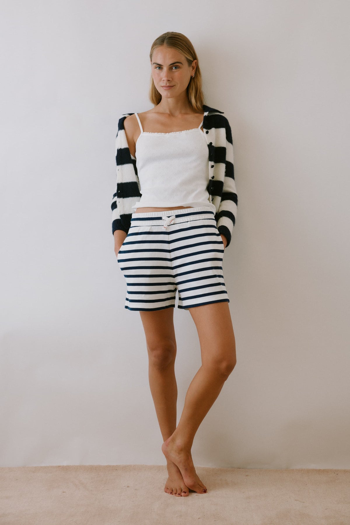 Shorts Breeze in Navy/Ivory Anita Hass