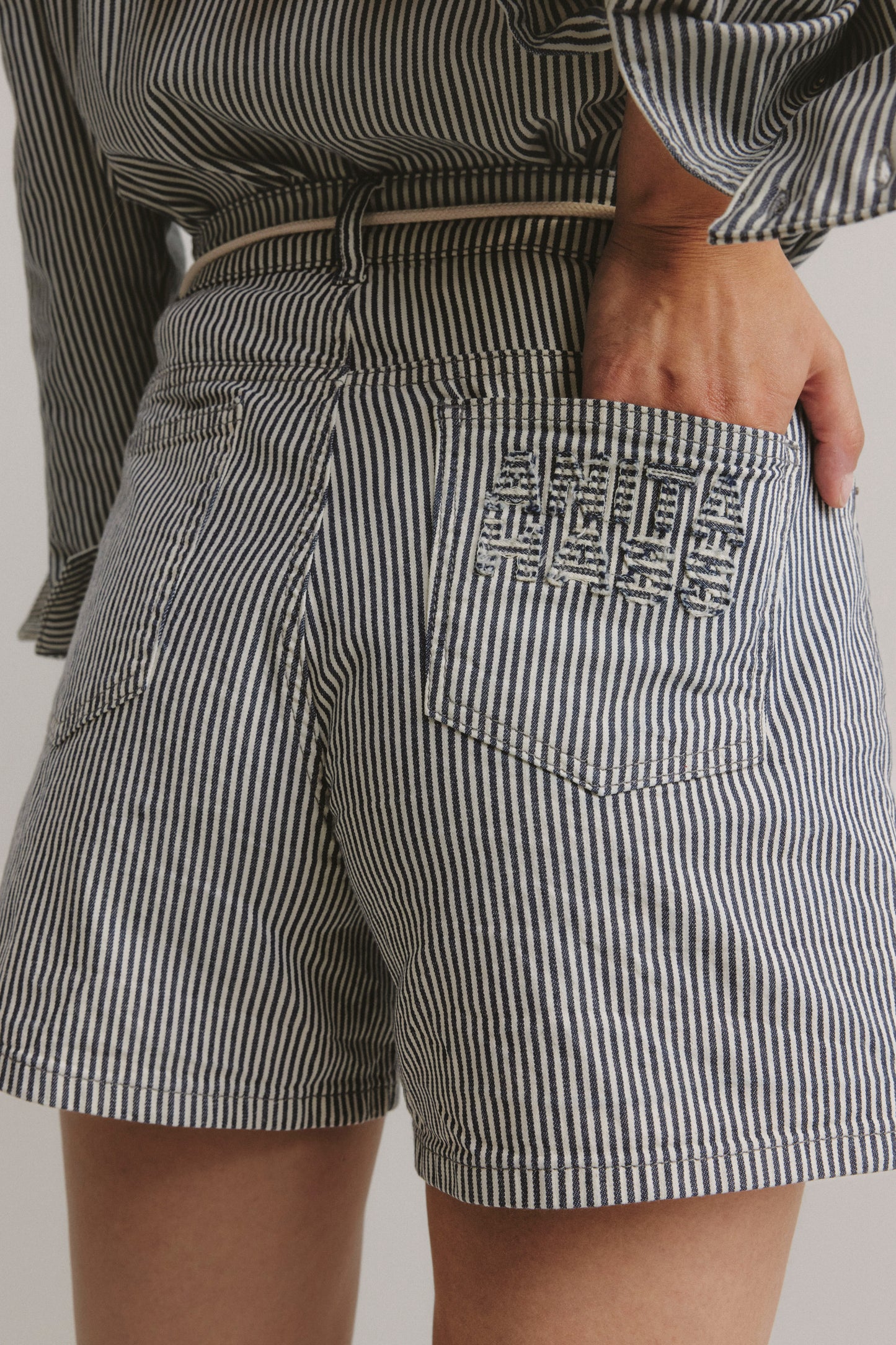 "Summer Day" Shorts in Blue/White by Anita Hass - Anita Hass