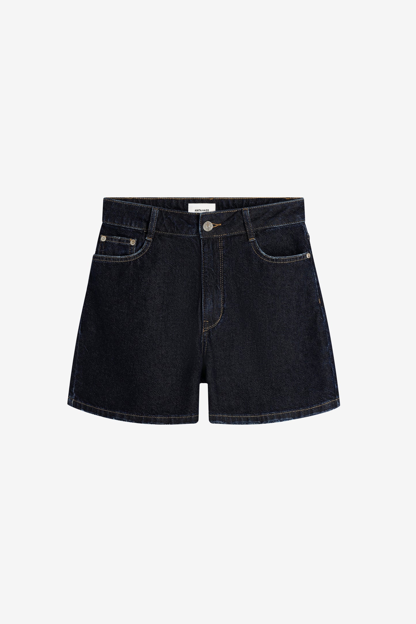 "Summer Day" Shorts in Raw Denim by Anita Hass - Anita Hass