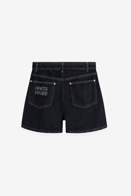 "Summer Day" Shorts in Raw Denim by Anita Hass - Anita Hass