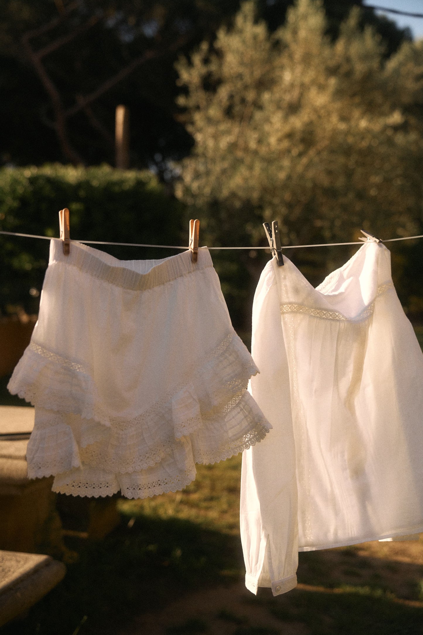 "Skort Romance" in White by Anita Hass - Anita Hass
