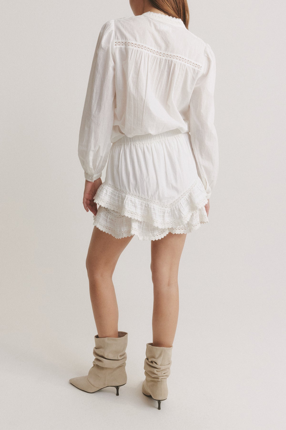Skort Romance in Weiß Anita Hass