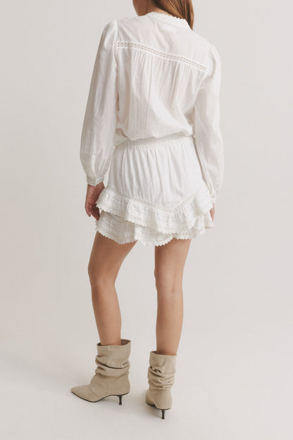 Skort Romance in Weiß Anita Hass
